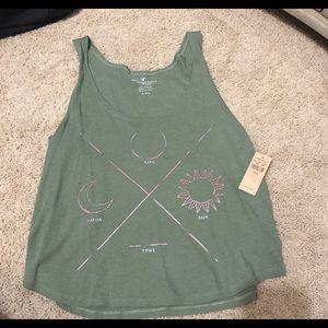 American Eagle Green Tank Top!
